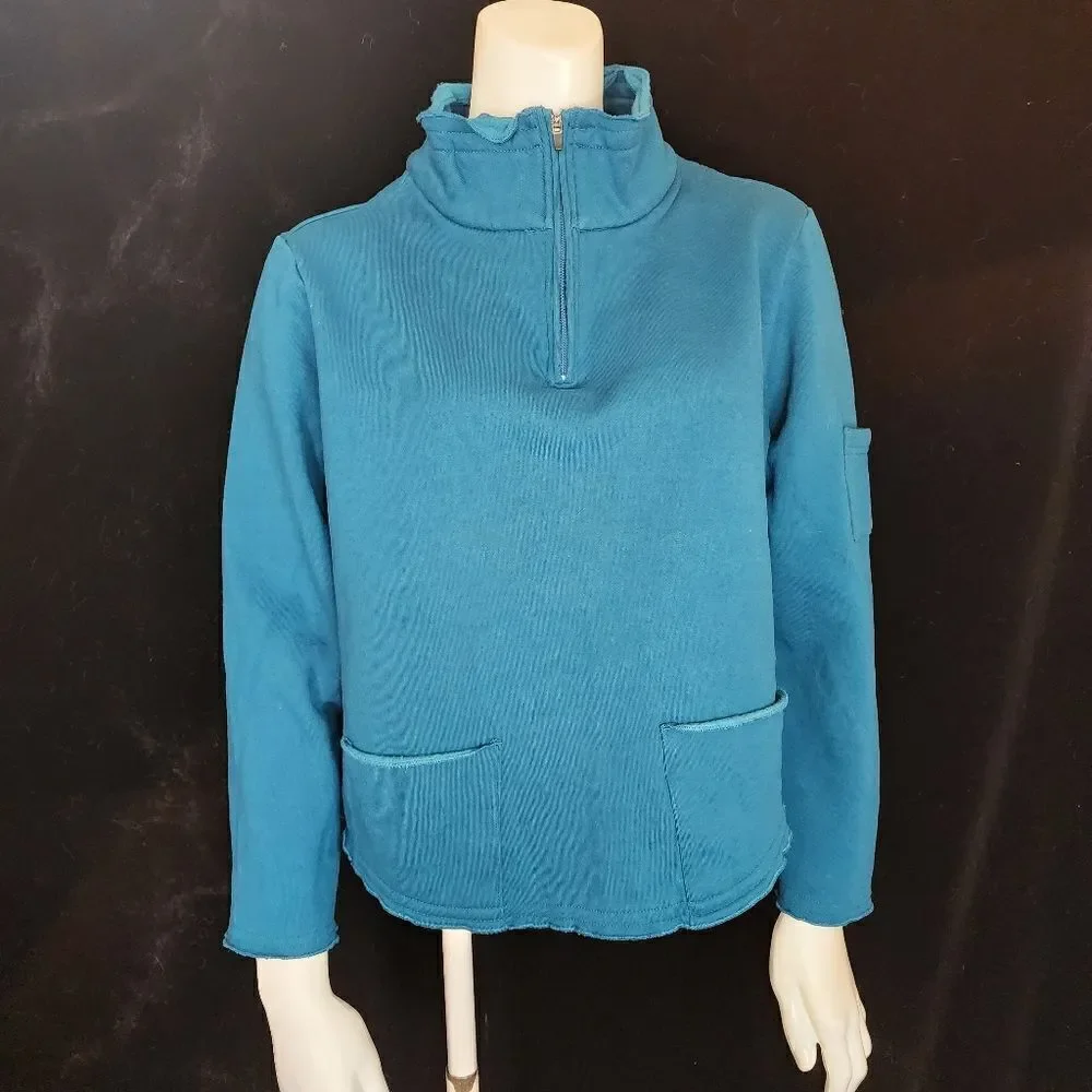 Nomadic Traders Blue Quarter Zip (M) - Picture 2 of 7